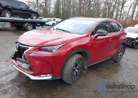 2015 Lexus Nx 200T F Sport z USA, uszkodzony, nr VIN JTJBARBZ6F2008040